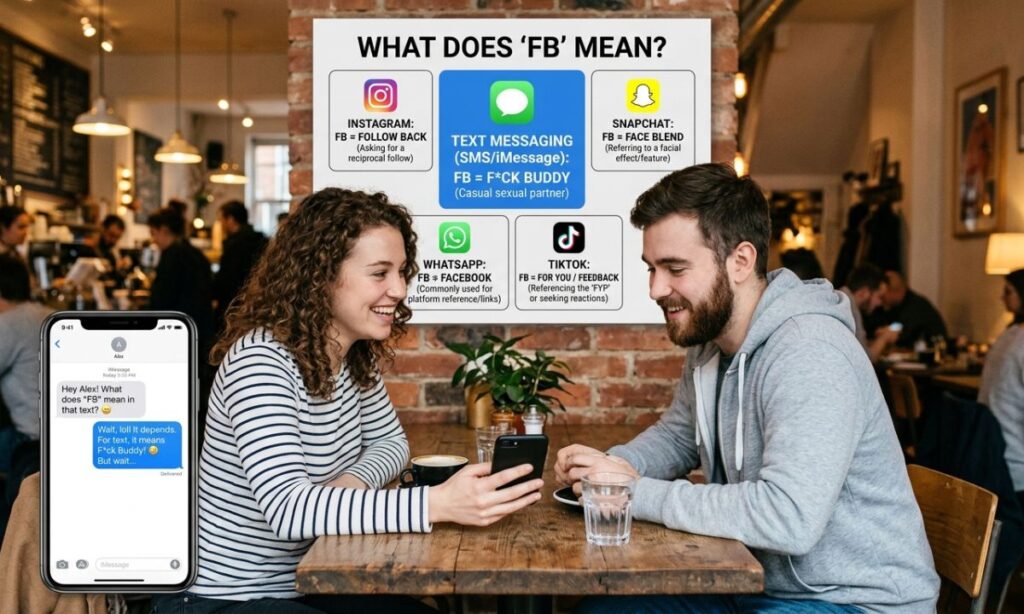 FB mean in text on social media