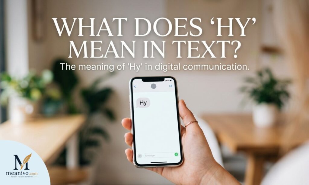Hy mean in text