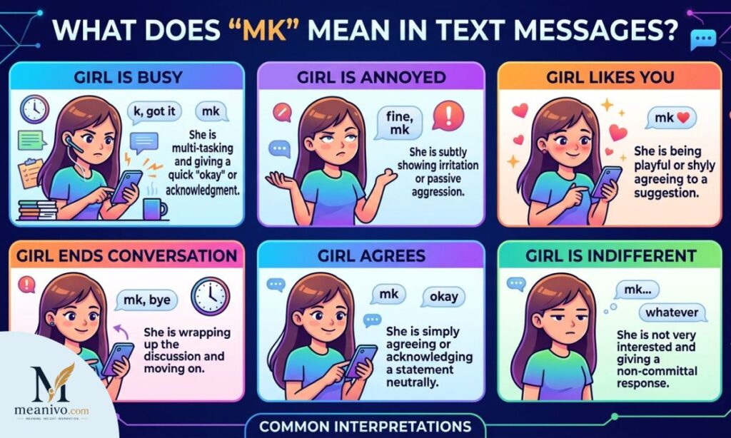 meanings of mk mean in text