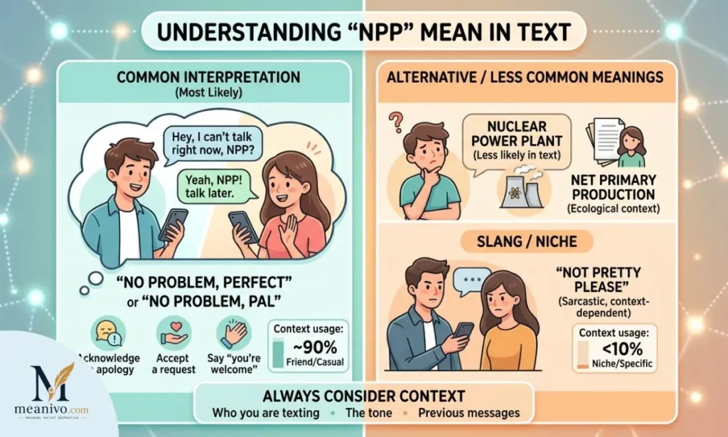 npp mean in text comparison table