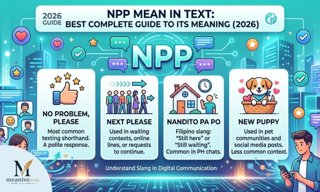 npp mean in text message