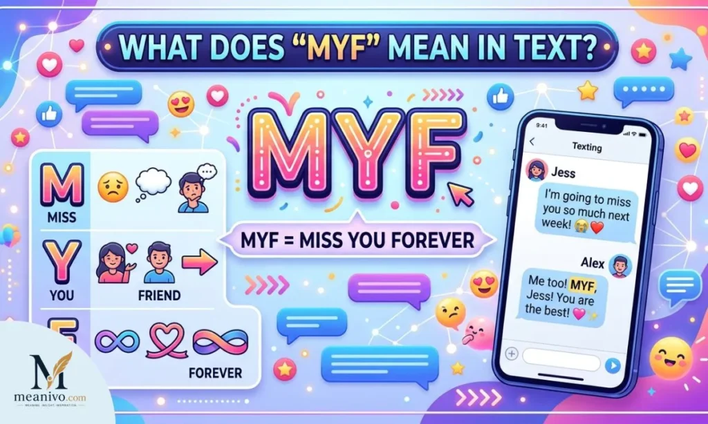 what does myf mean in text