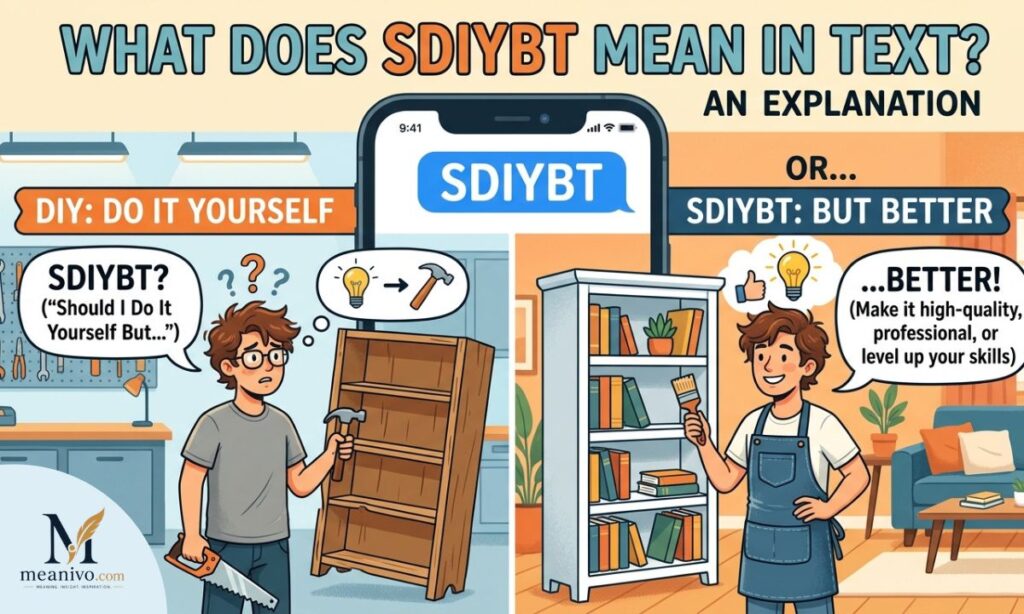 what does sdiybt mean in text